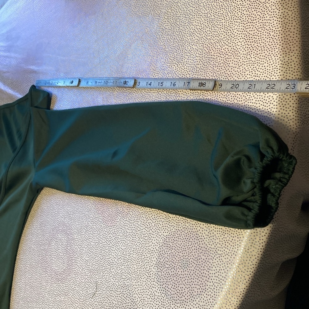 SHEIN Privé Solid Lantern Sleeve Bodycon Dress size S new without tag - Picture 12 of 16